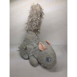 Vintage Eden Wind Up Musical Squirrel Plush Toy Moving Tail Music Box Stuffed